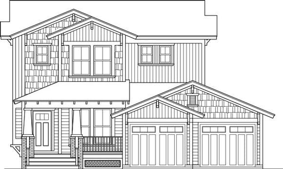 House Plan 90310 Elevation