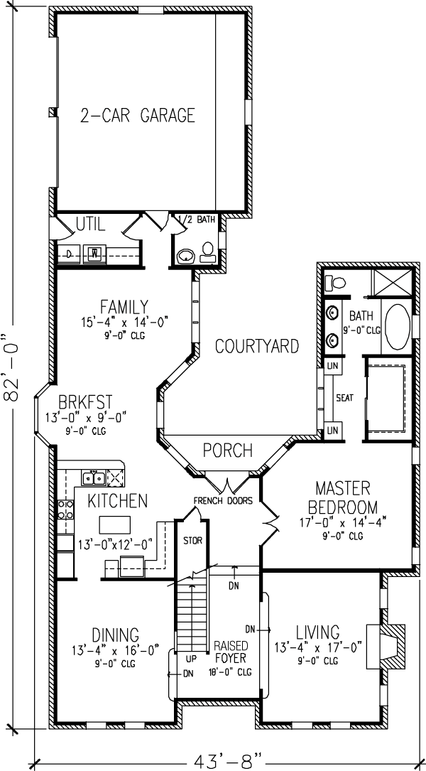 Colonial Level One of Plan 90351