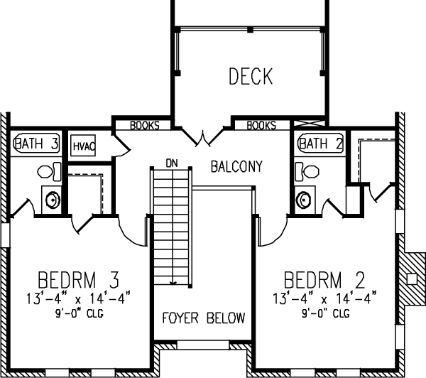 Colonial Level Two of Plan 90351