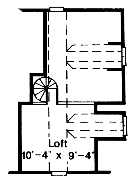 Cottage Country Narrow Lot Victorian Level Two of Plan 90362