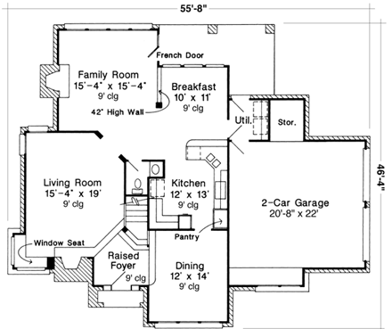 House Plan 90363 First Level Plan