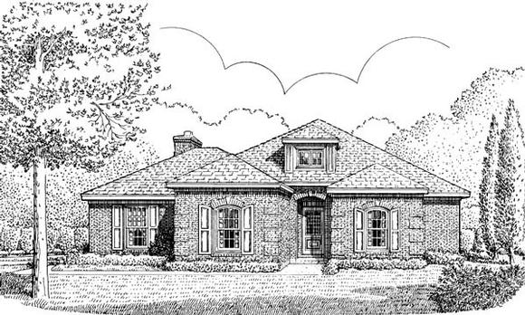 House Plan 90381 Elevation