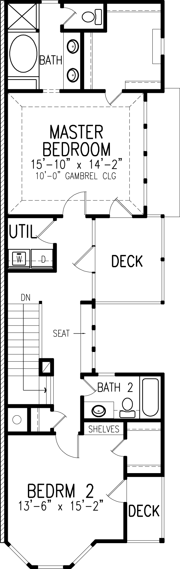 Country Narrow Lot Southern Victorian Level Two of Plan 90382