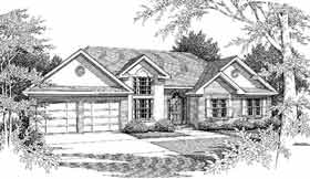 Traditional Elevation of Plan 90464