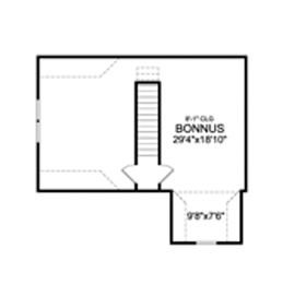 Country Craftsman Ranch Level Two of Plan 90667