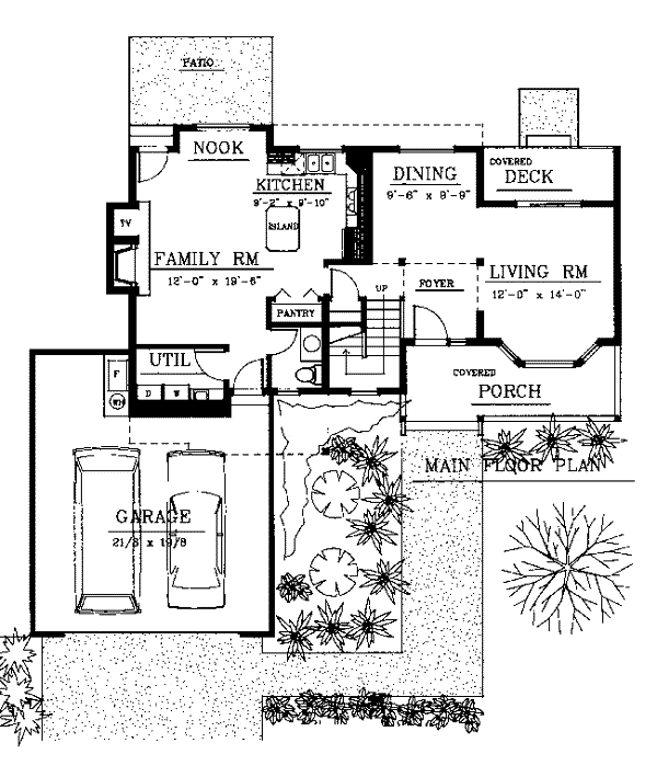 Country Traditional Level One of Plan 90721