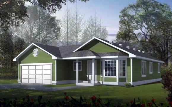 House Plan 90724 Elevation