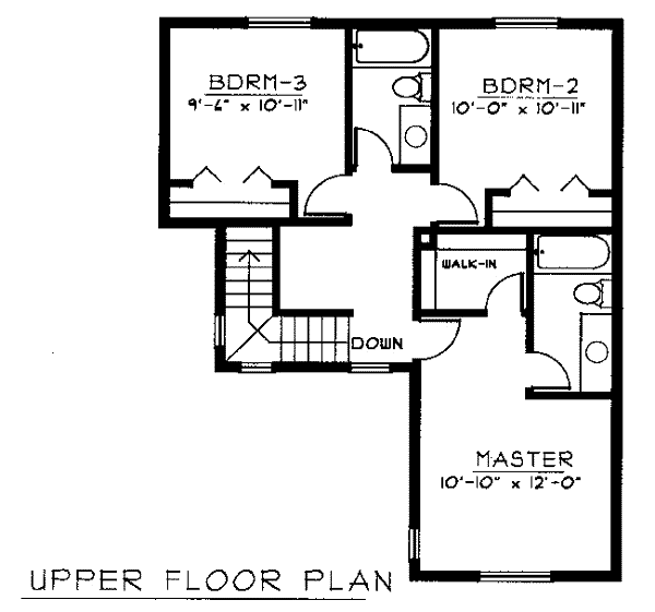 Narrow Lot Traditional Level Two of Plan 90727