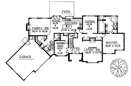 House Plan 90729 First Level Plan