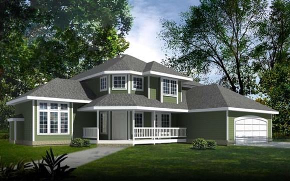 House Plan 90733 Elevation