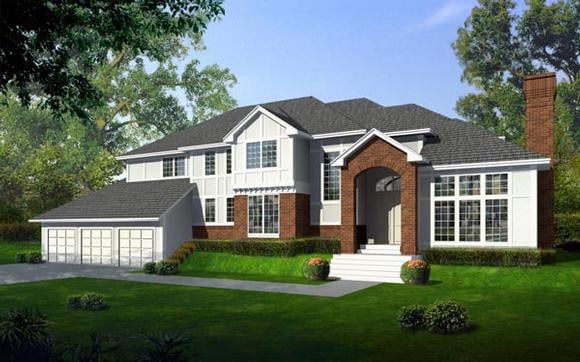 House Plan 90734 Elevation