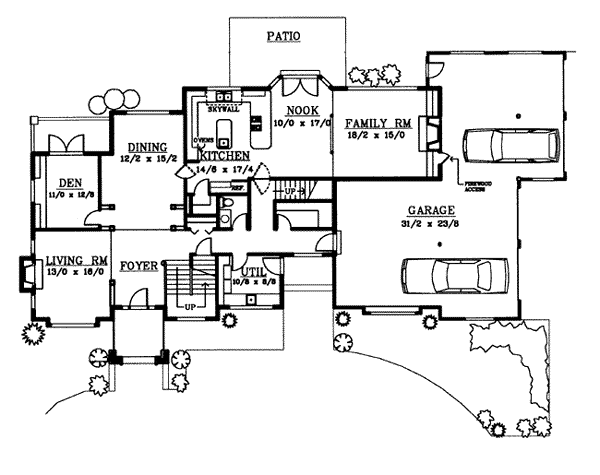 European Traditional Level One of Plan 90736