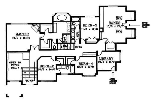 European Traditional Level Two of Plan 90736