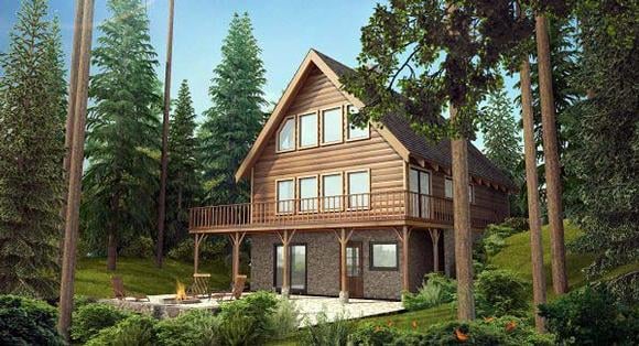 House Plan 90822 Elevation