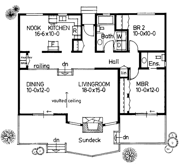 Contemporary Level One of Plan 90855