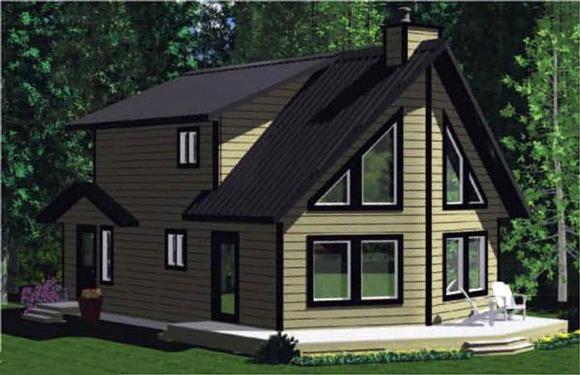 House Plan 90859 Elevation