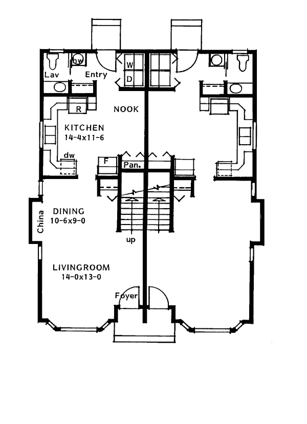 Contemporary Traditional Level One of Plan 90863