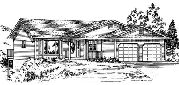 House Plan 90872 Elevation