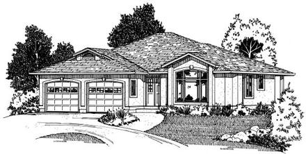 Traditional Elevation of Plan 90873