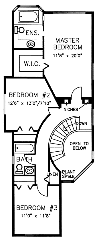 European Mediterranean Traditional Level Two of Plan 90876