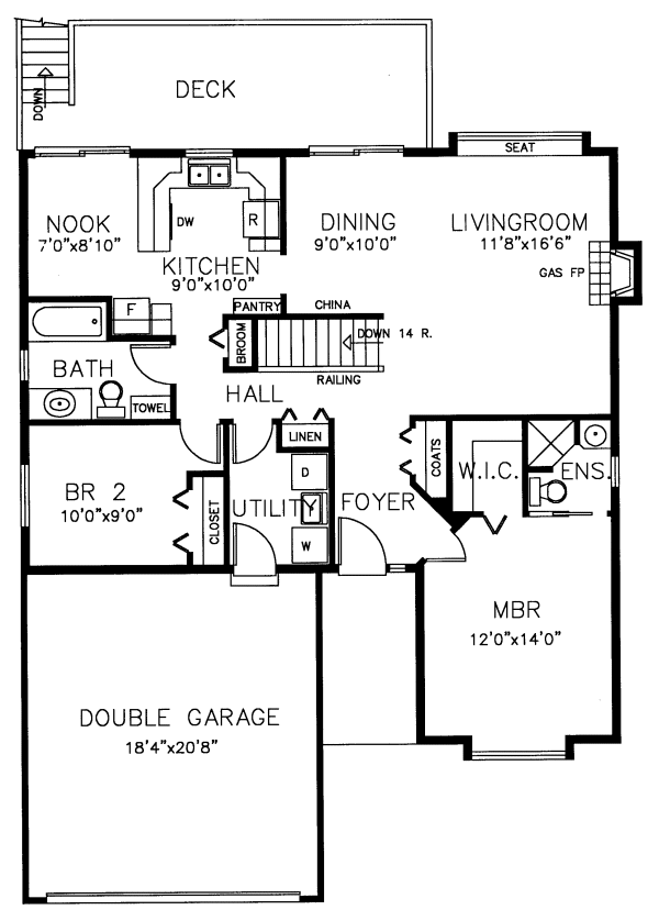 Traditional Level One of Plan 90880