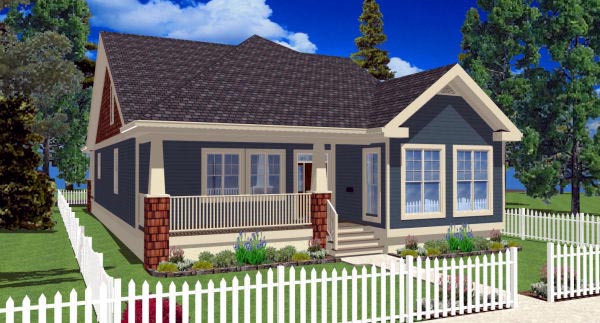 Plan 90885 | Beautiful Bungalow