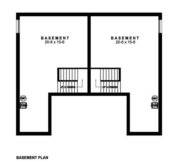 Craftsman Lower Level of Plan 90891