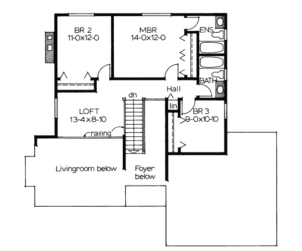 Contemporary Level Two of Plan 90900