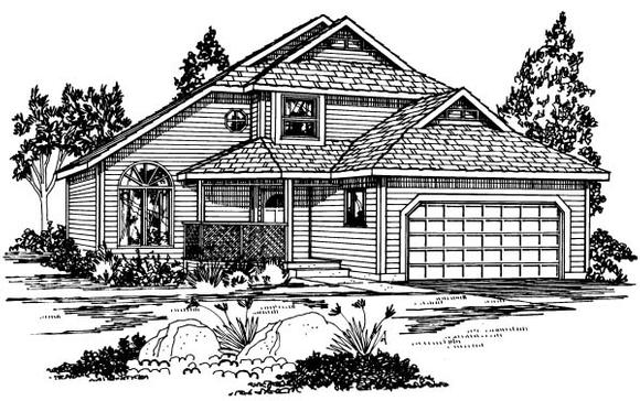 House Plan 90910 Elevation