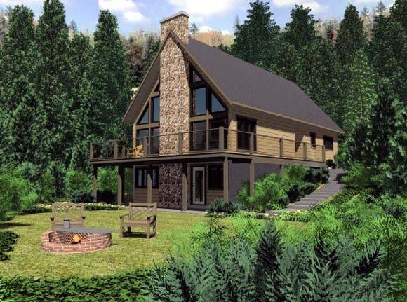 House Plan 90930 Elevation