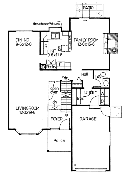 House Plan 90935 First Level Plan
