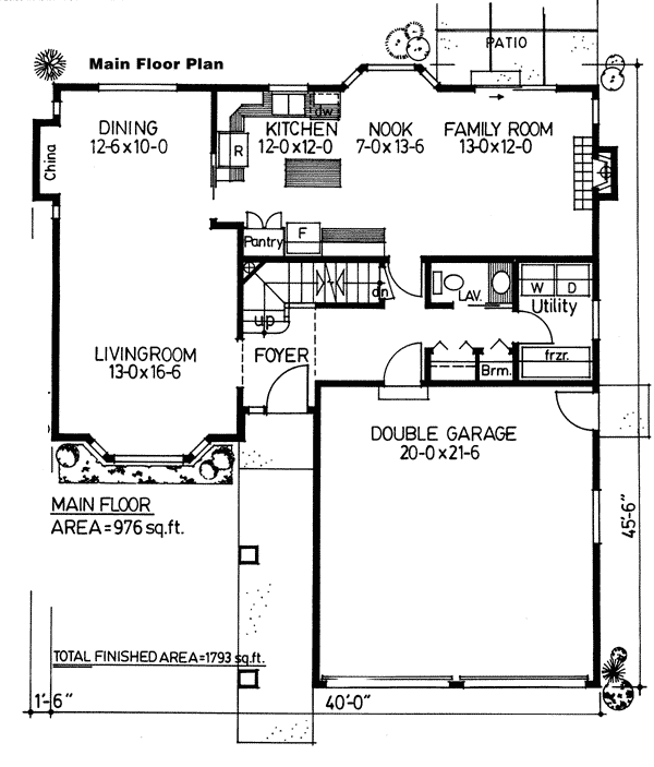 Contemporary Level One of Plan 90961