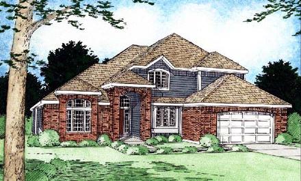 House Plan 90966 Elevation