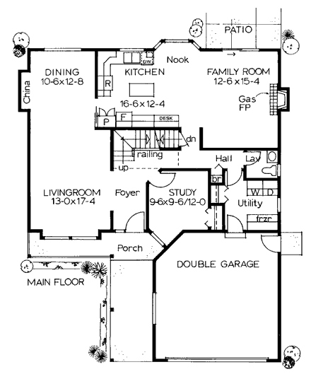 House Plan 90968 First Level Plan