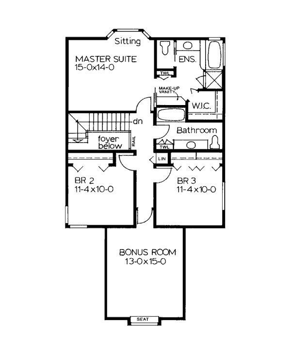 Southwest Traditional Level Two of Plan 90968