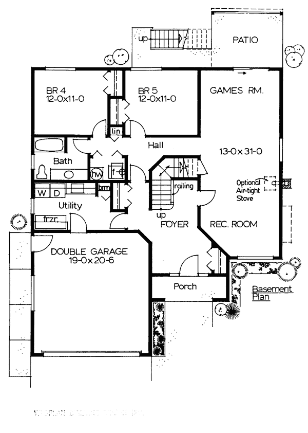 Florida Lower Level of Plan 90981