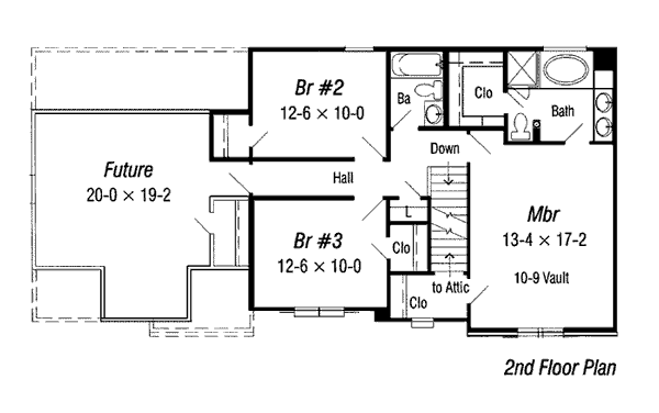 European Tudor Level Two of Plan 91124