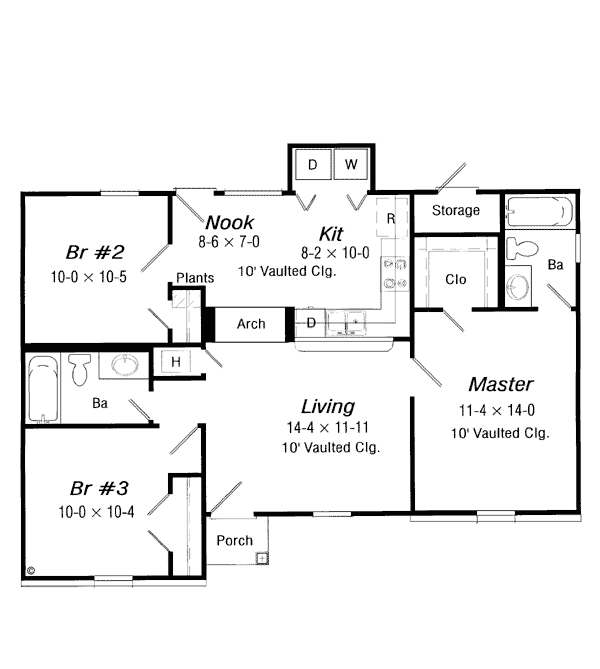 Traditional Level One of Plan 91147