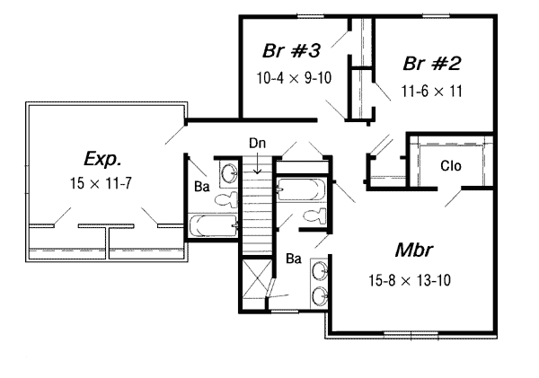 Colonial Country Level Two of Plan 91154