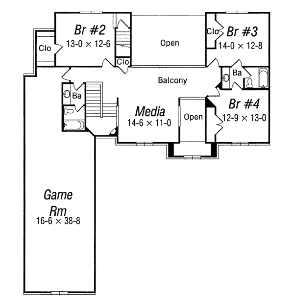 Colonial European Level Two of Plan 91182