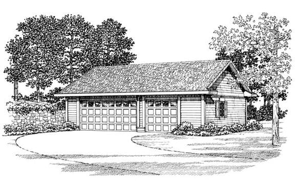 Garage Plan 91262