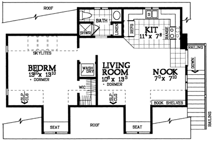 Garage Plan 91268 - 3 Car Garage Apartment Second Level Plan