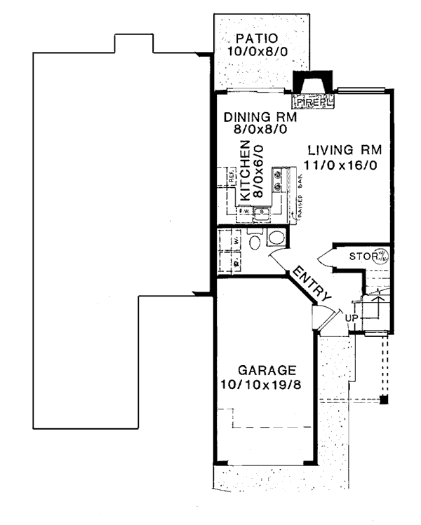 Contemporary European Level One of Plan 91322