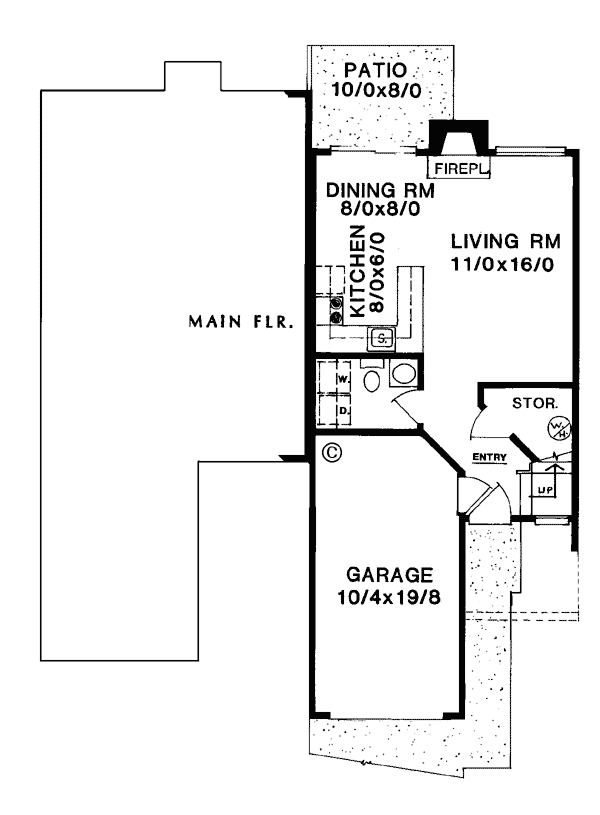 Contemporary Level One of Plan 91324