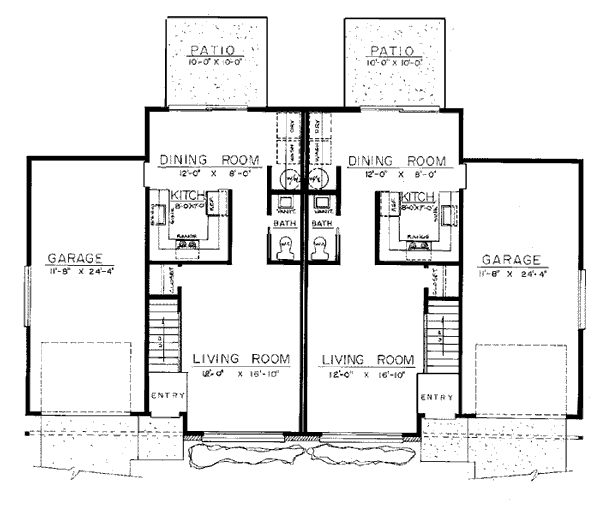 Ranch Level One of Plan 91328