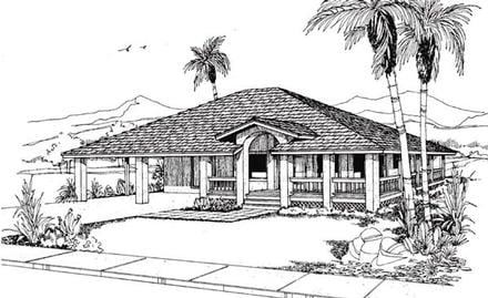 Florida Mediterranean Elevation of Plan 91340