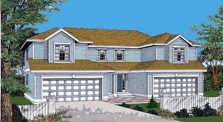 Traditional Elevation of Plan 91600