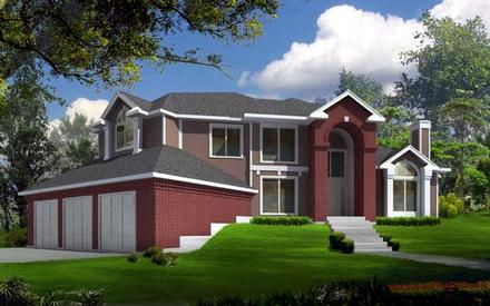 Traditional Elevation of Plan 91602