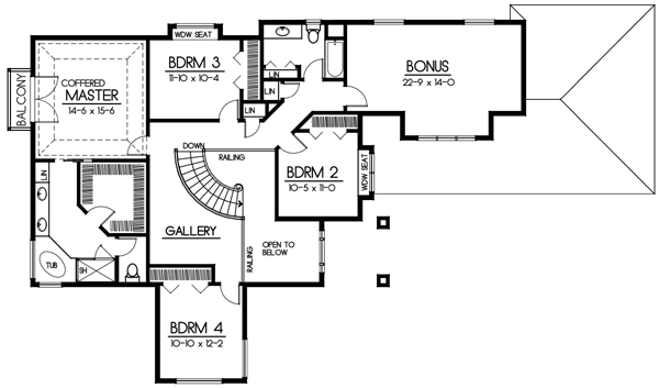 Contemporary Prairie Style Southwest Level Two of Plan 91608