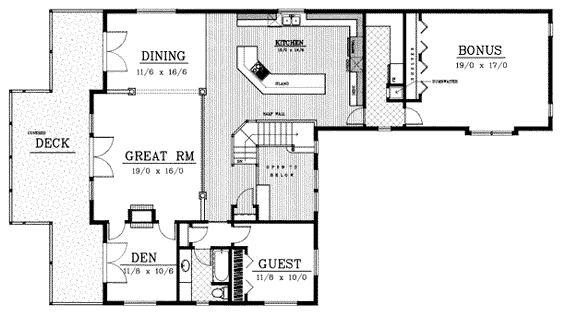 Country Craftsman Level Two of Plan 91619